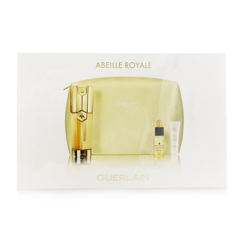 Guerlain Abeille Royale Age-Defying Programme (Set of Serum, Oil, Eye Cream & Bag)  3pcs+1bag