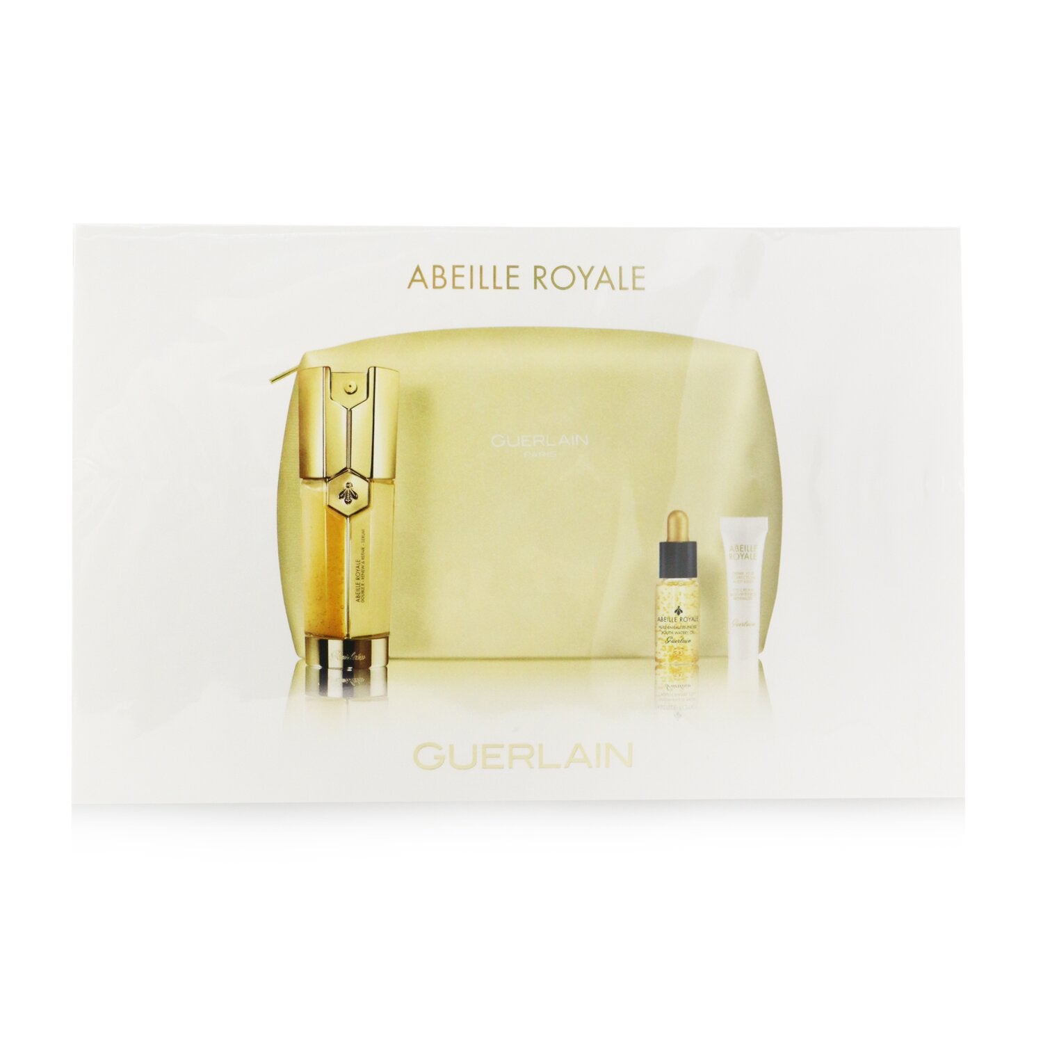 Guerlain Abeille Royale Age-Defying Programme (Set of Serum, Oil, Eye Cream & Bag)  3pcs+1bag