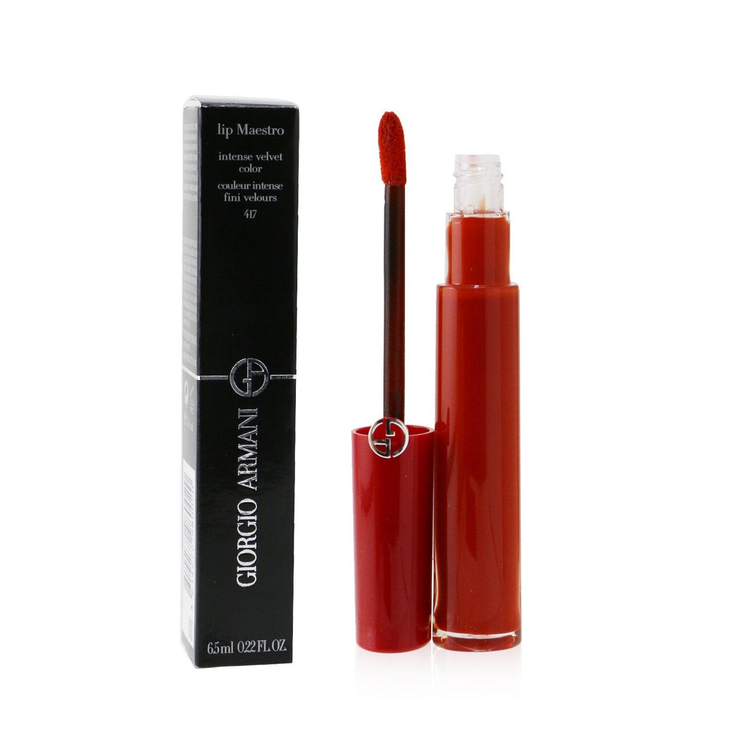 Giorgio Armani Lip Maestro Intense Velvet Color (Liquid Lipstick) - # 529 Rose Plum  6.5ml/0.22oz