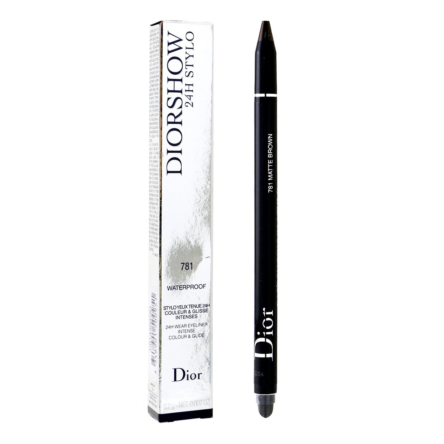 Christian Dior Diorshow 24H Stylo Waterproof Eyeliner - # 781 Matte Brown  0.3g/0.0010oz