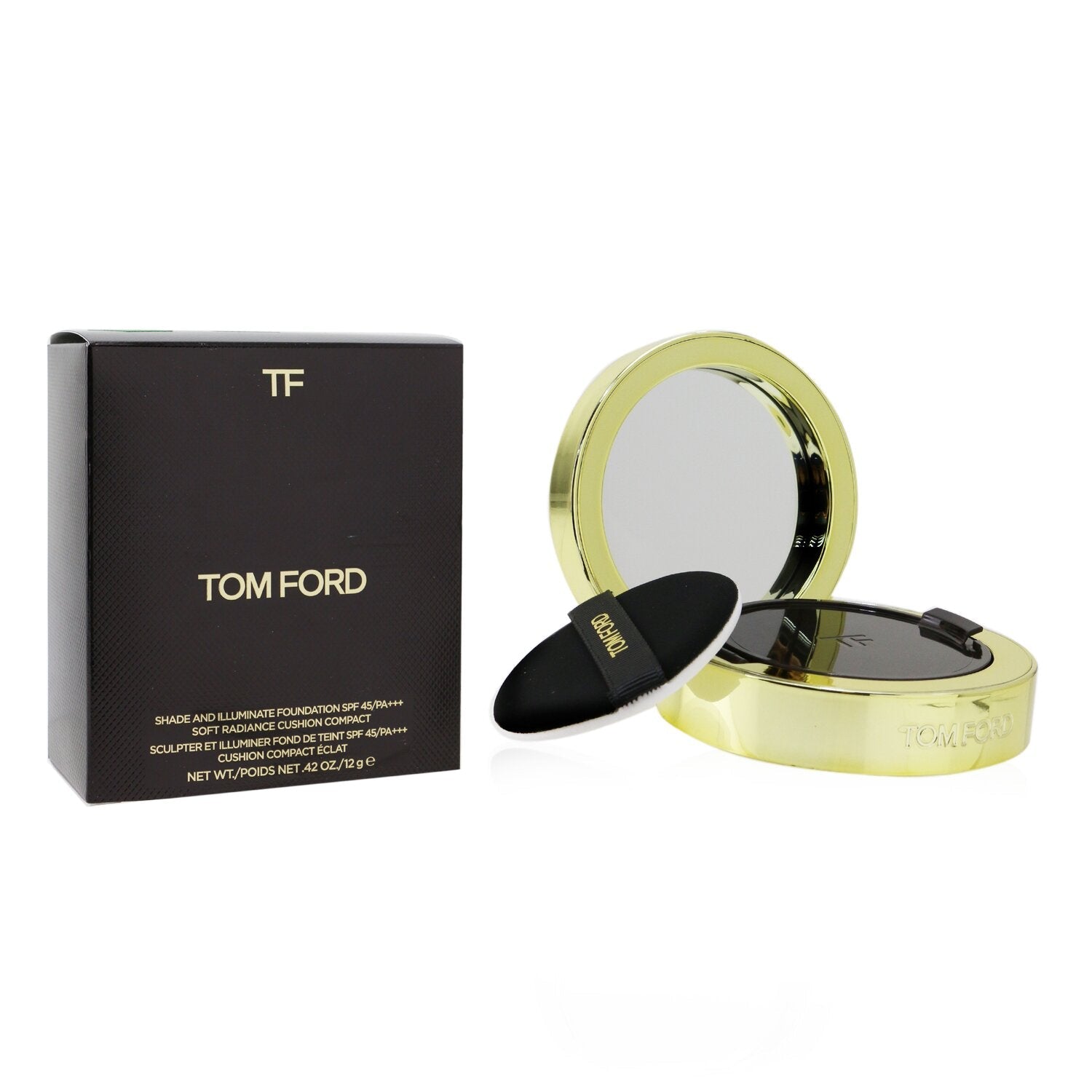 Tom Ford Shade And Illuminating Foundation Soft Radiance Cushion Compact SPF 45 - # 0.3 Ivory Silk  12g/0.42oz