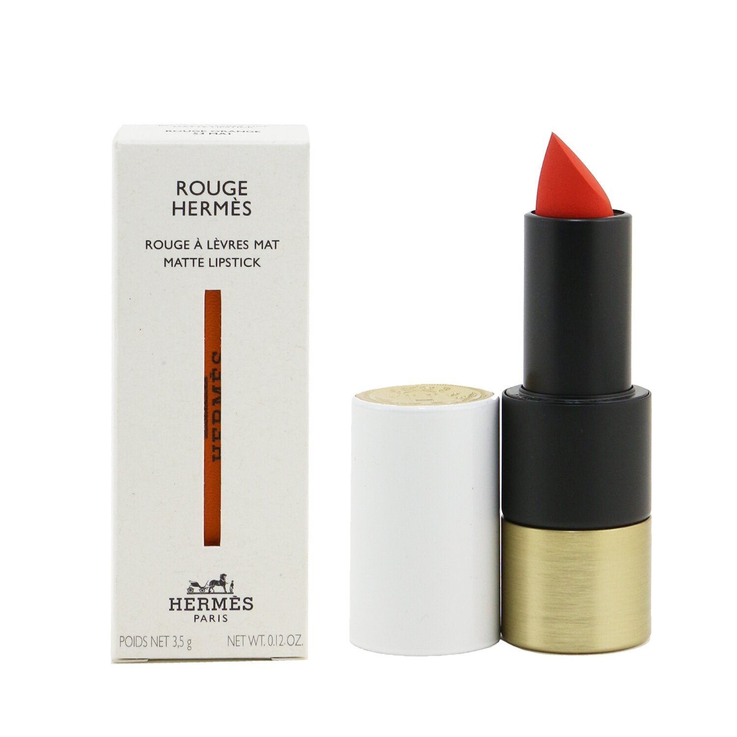 Hermes Rouge Hermes Matte Lipstick - # 74 Rose Magenta (Mat)  3.5g/0.12oz