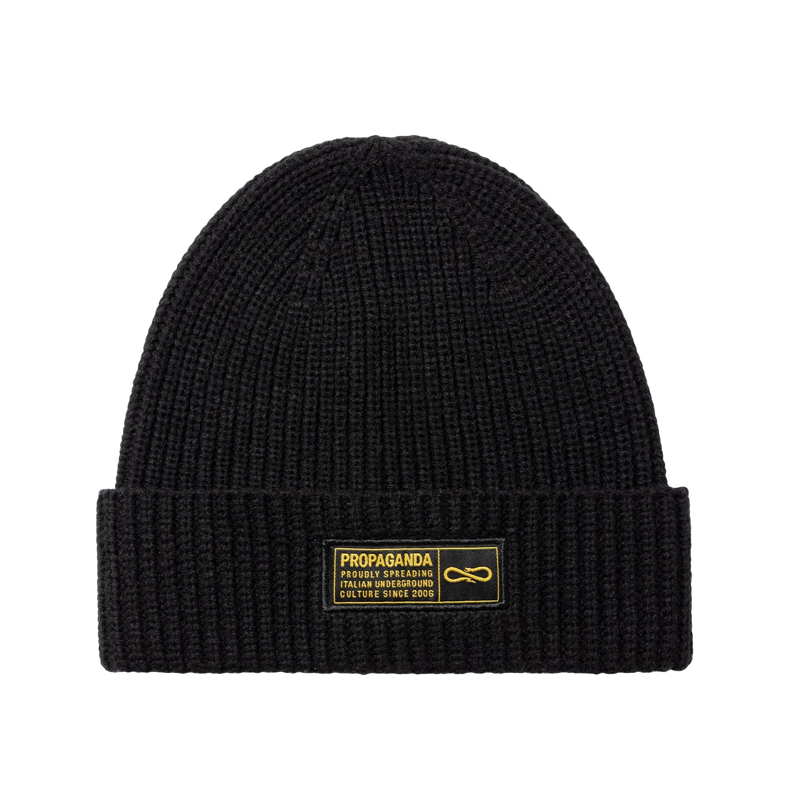 PROPAGANDA Ribbed Beanie art. 25FWPRAC824 col. Black