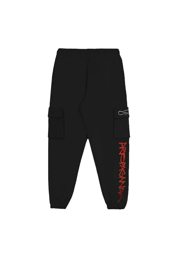 PROPAGANDA Sweatpant Script Embroidery art. 25FWPRBR620 col. Black