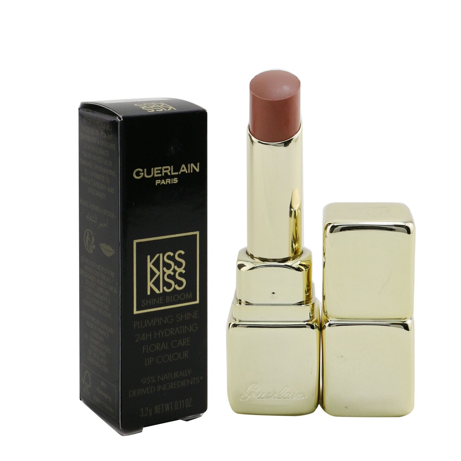 Guerlain KissKiss Shine Bloom Lip Colour - # 829 Tender Lilac  3.2g/0.11oz