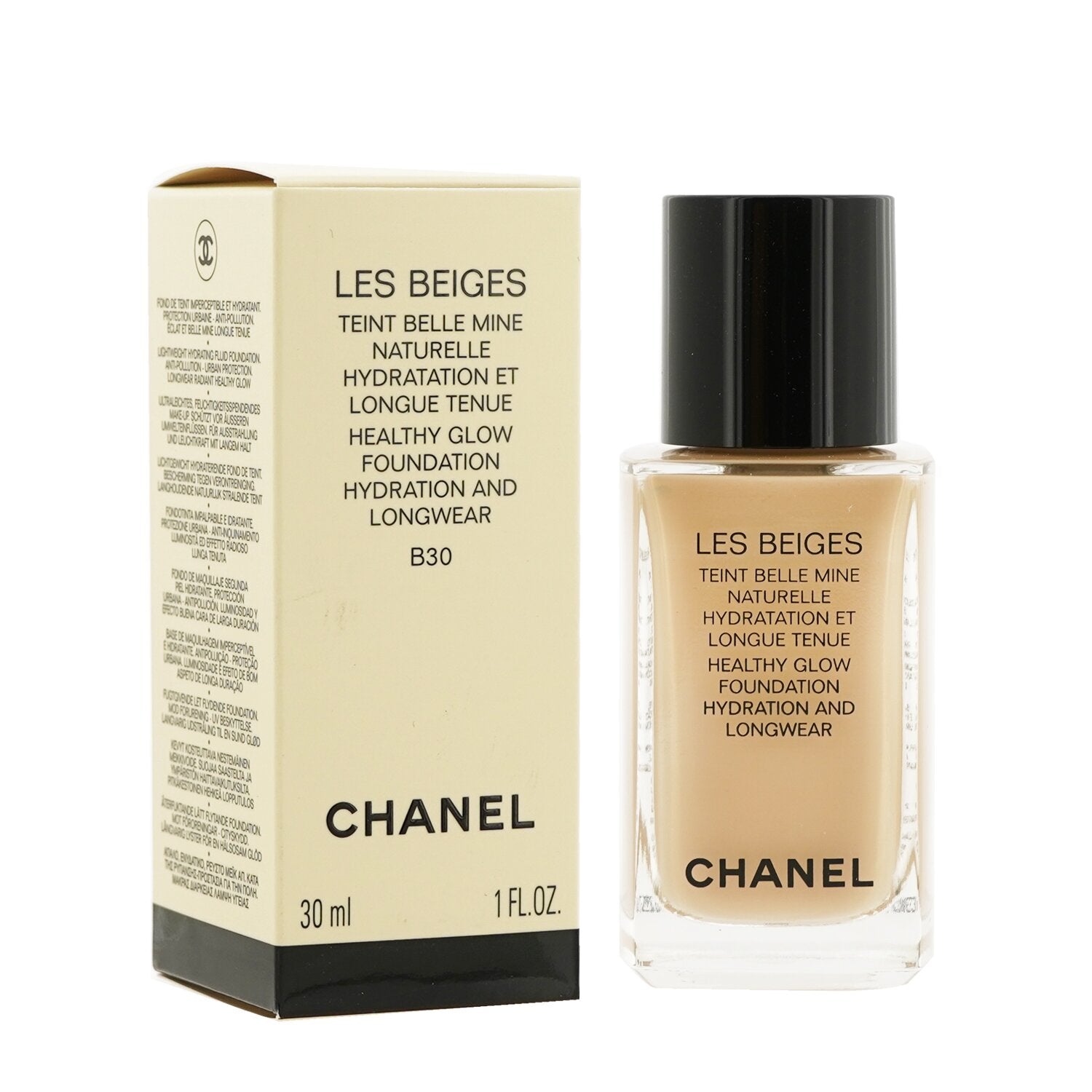 Chanel Les Beiges Teint Belle Mine Naturelle Healthy Glow Hydration And Longwear Foundation - # BD21  30ml/1oz