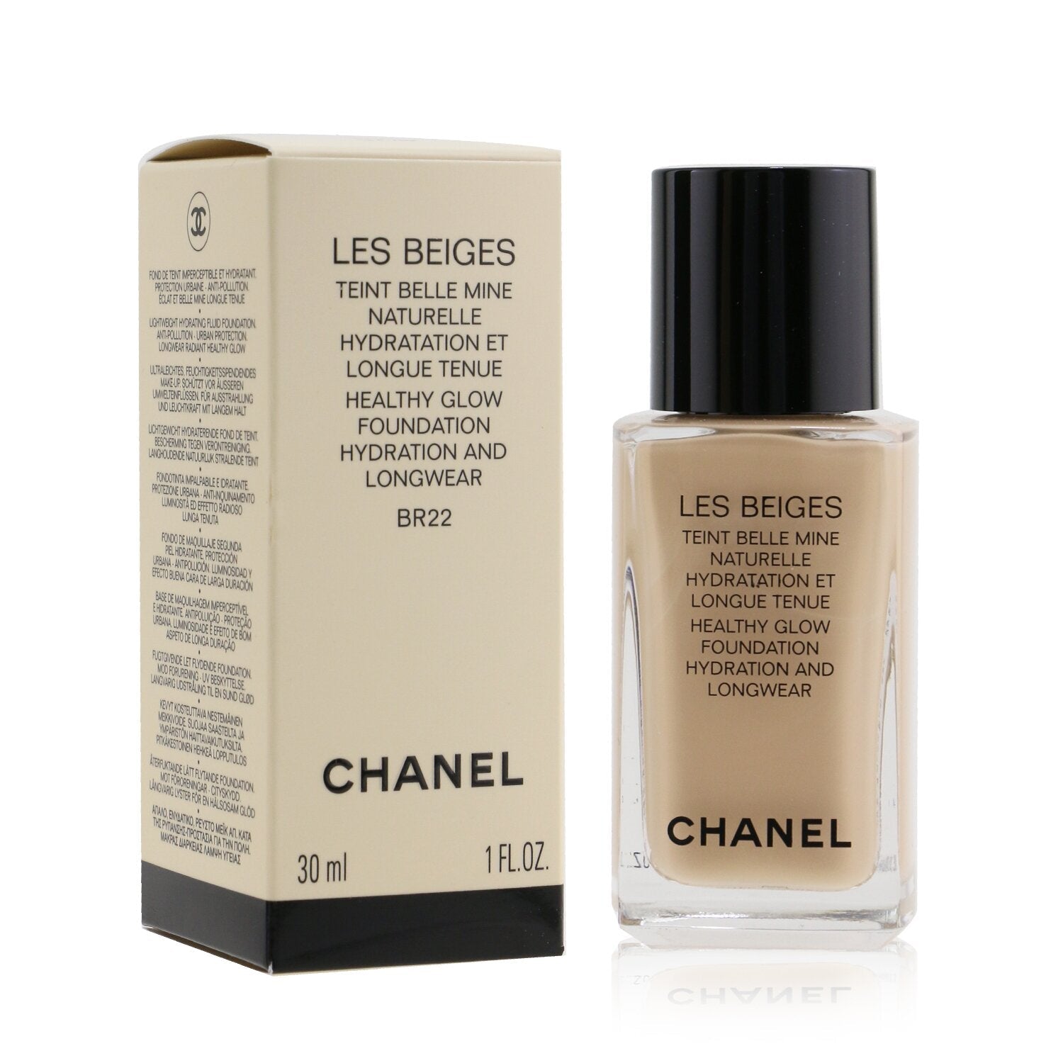 Chanel Les Beiges Teint Belle Mine Naturelle Healthy Glow Hydration And Longwear Foundation - # B20  30ml/1oz