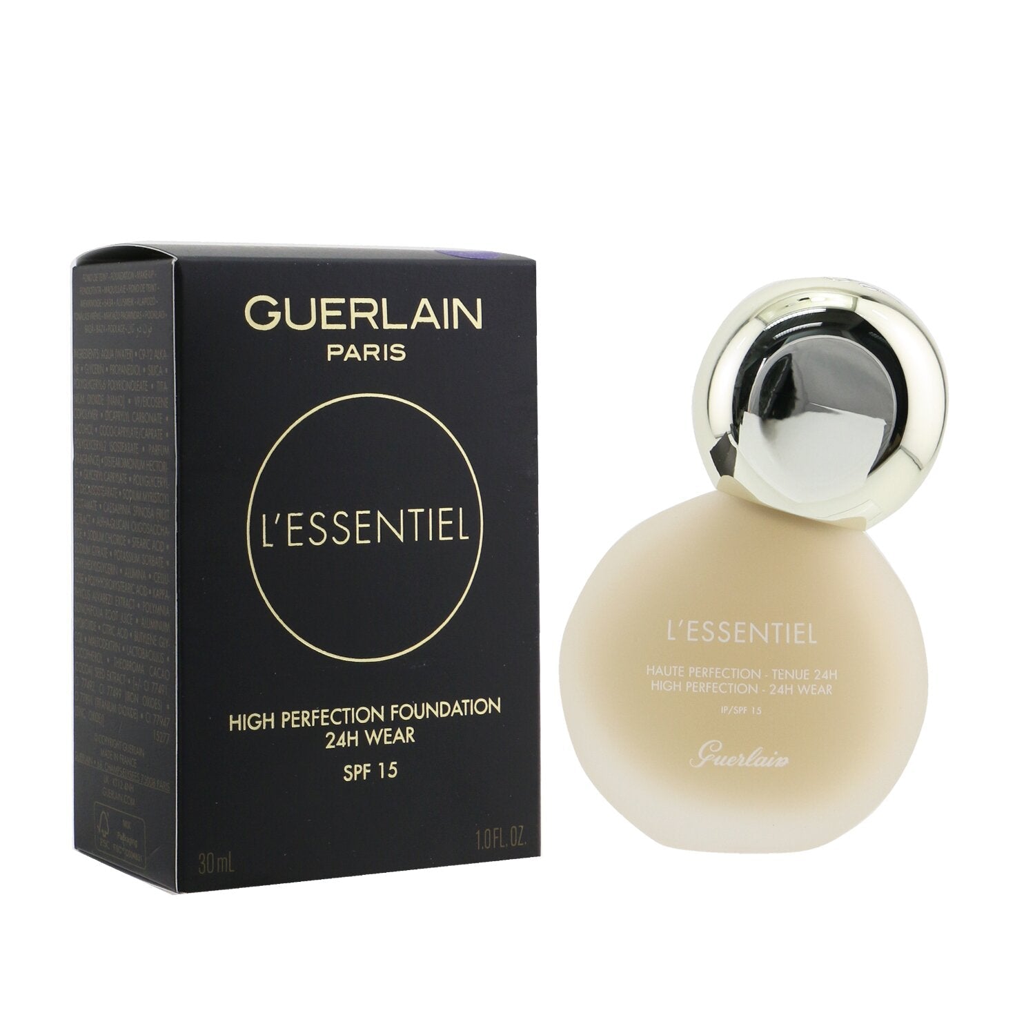Guerlain L’Essentiel High Perfection Foundation 24H Wear SPF 15 - # 00W Porcelain Warm  30ml/1oz