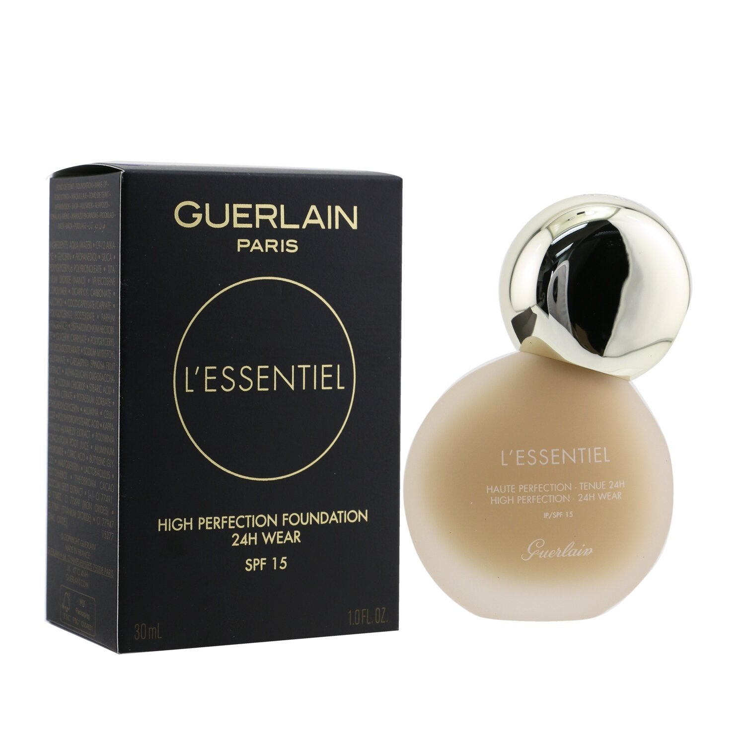 Guerlain L’Essentiel High Perfection Foundation 24H Wear SPF 15 - # 00W Porcelain Warm  30ml/1oz