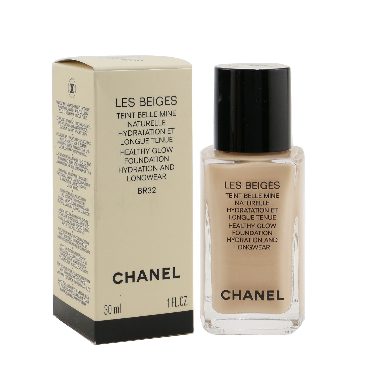 Chanel Les Beiges Teint Belle Mine Naturelle Healthy Glow Hydration And Longwear Foundation - # B20  30ml/1oz