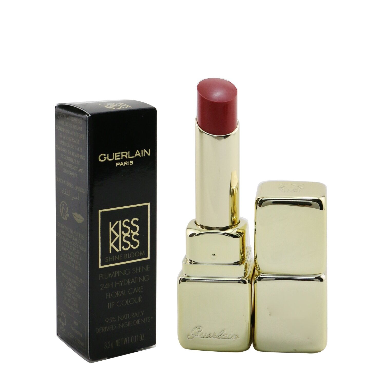 Guerlain KissKiss Shine Bloom Lip Colour - # 519 Floral Brick  3.2g/0.11oz