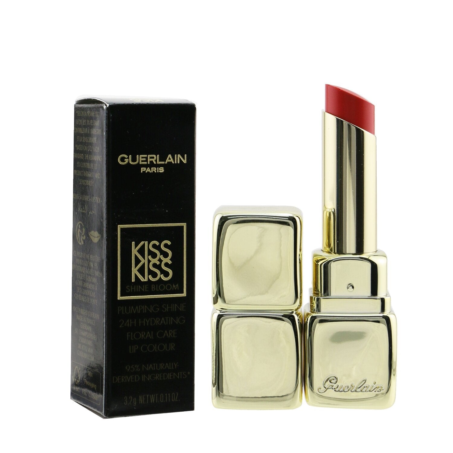 Guerlain KissKiss Shine Bloom Lip Colour - # 519 Floral Brick  3.2g/0.11oz