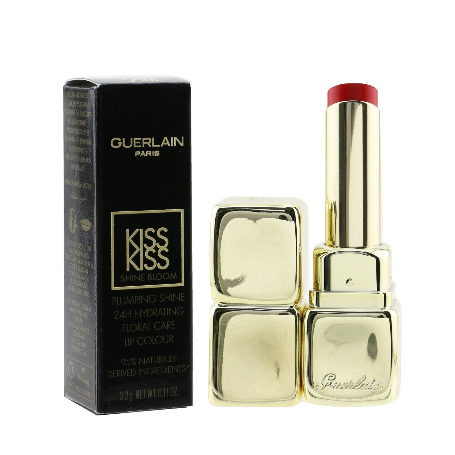 Guerlain KissKiss Shine Bloom Lip Colour - # 139 Dahlia Kiss  3.2g/0.11oz