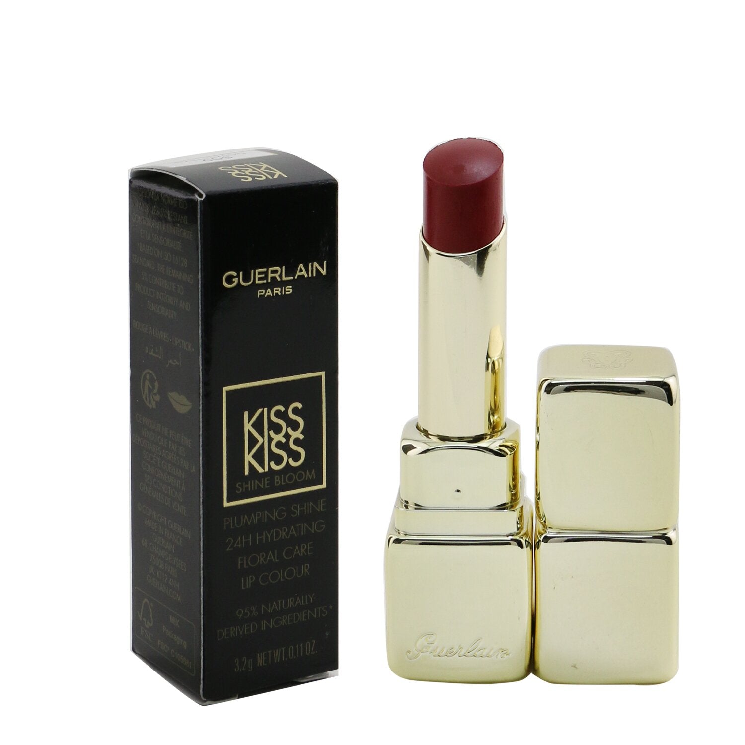 Guerlain KissKiss Shine Bloom Lip Colour - # 139 Dahlia Kiss  3.2g/0.11oz