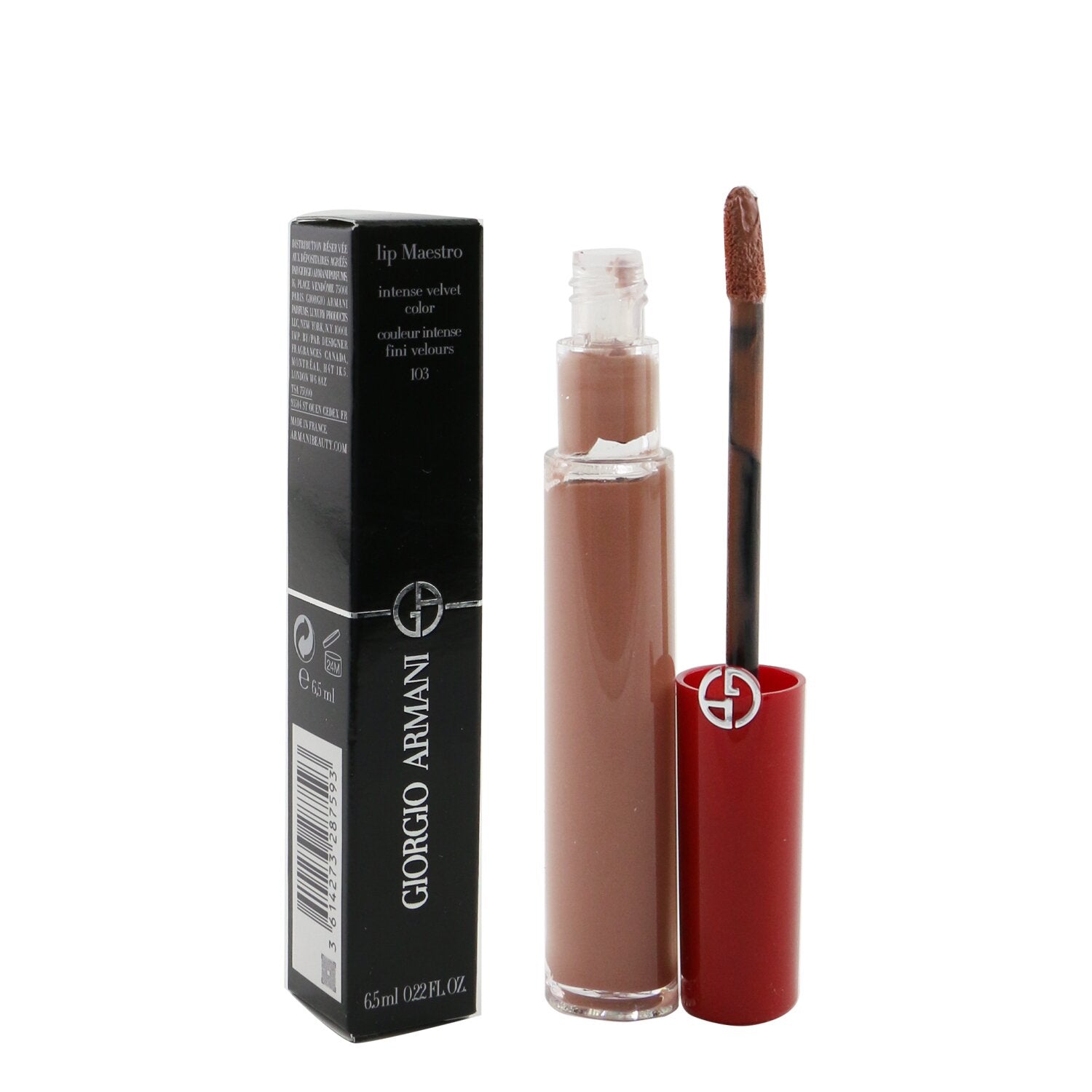 Giorgio Armani Lip Maestro Intense Velvet Color (Liquid Lipstick) - # 213 (Silenzio)  6.5ml/0.22oz