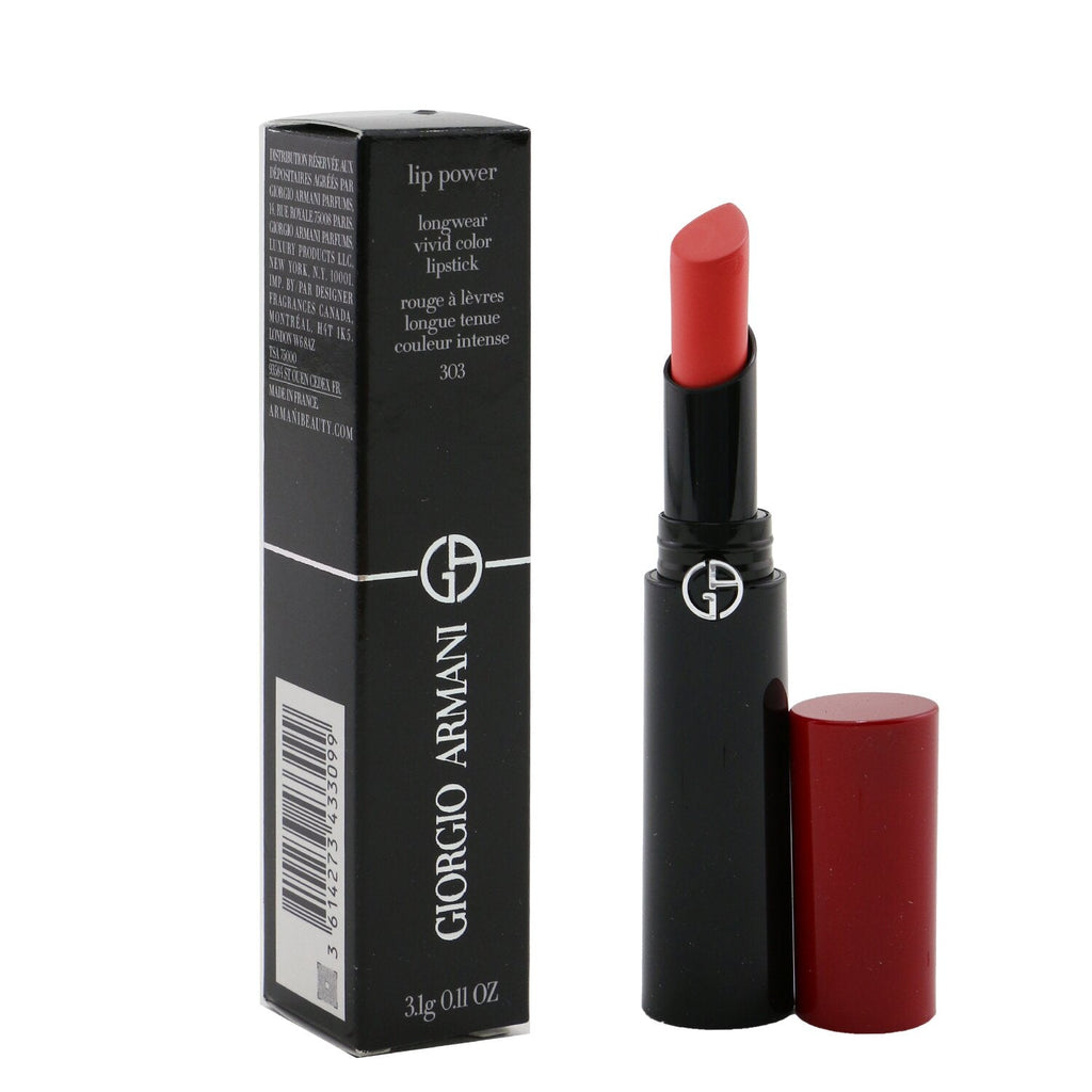 Giorgio Armani Lip Power Longwear Vivid Color Lipstick - # 403 Fighter  3.1g/0.11oz