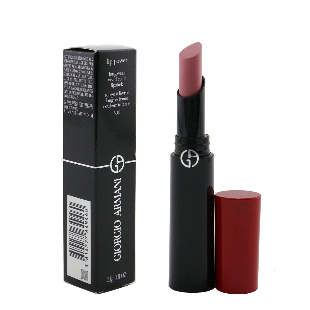 Giorgio Armani Lip Power Longwear Vivid Color Lipstick - # 600 Confident  3.1g/0.11oz