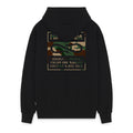 PROPAGANDA Felpa con zip Label Camo art. 26SSPRFE535 col. BLACK