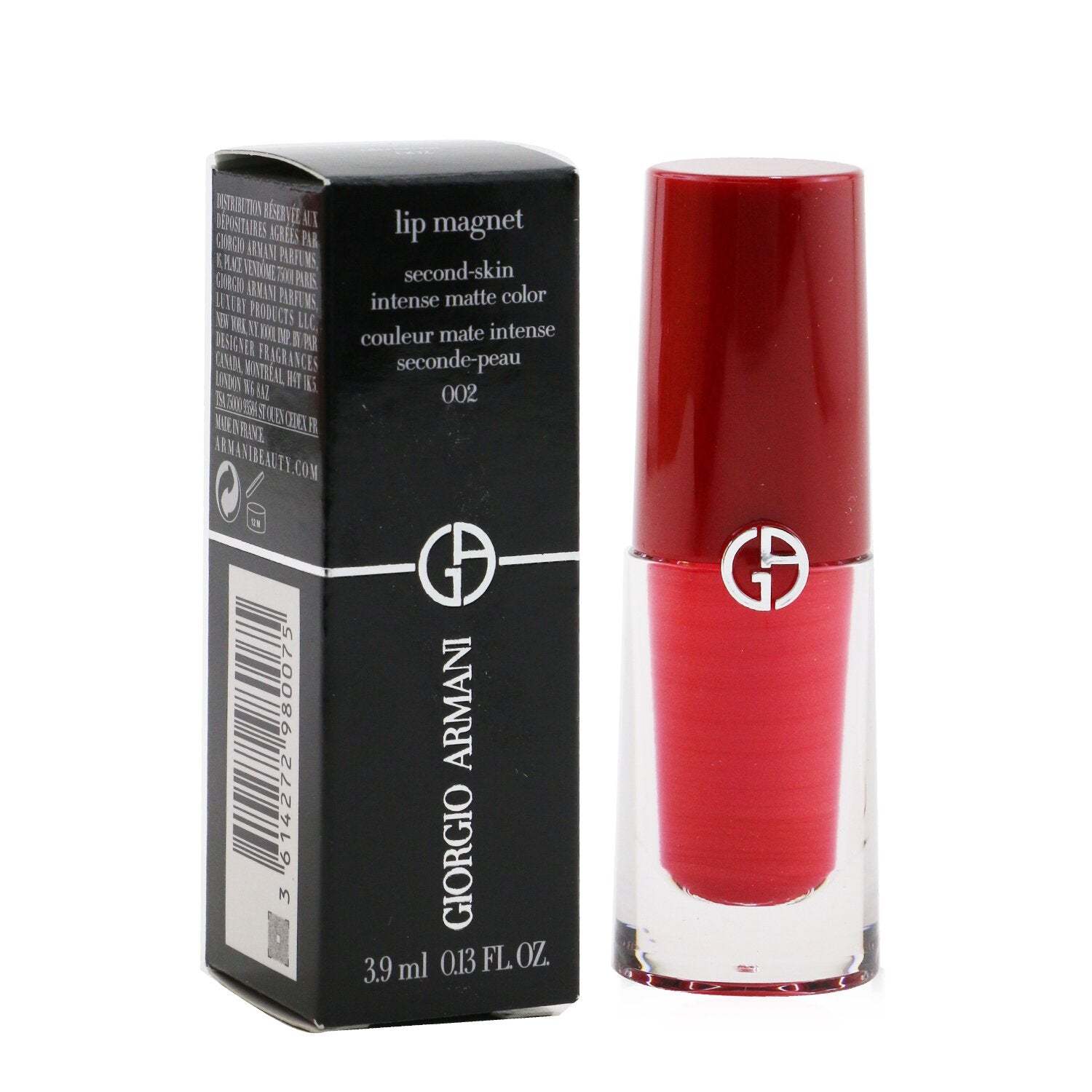Giorgio Armani Lip Magnet Second Skin Intense Matte Color - # 405 Vermillon  3.9ml/0.13oz