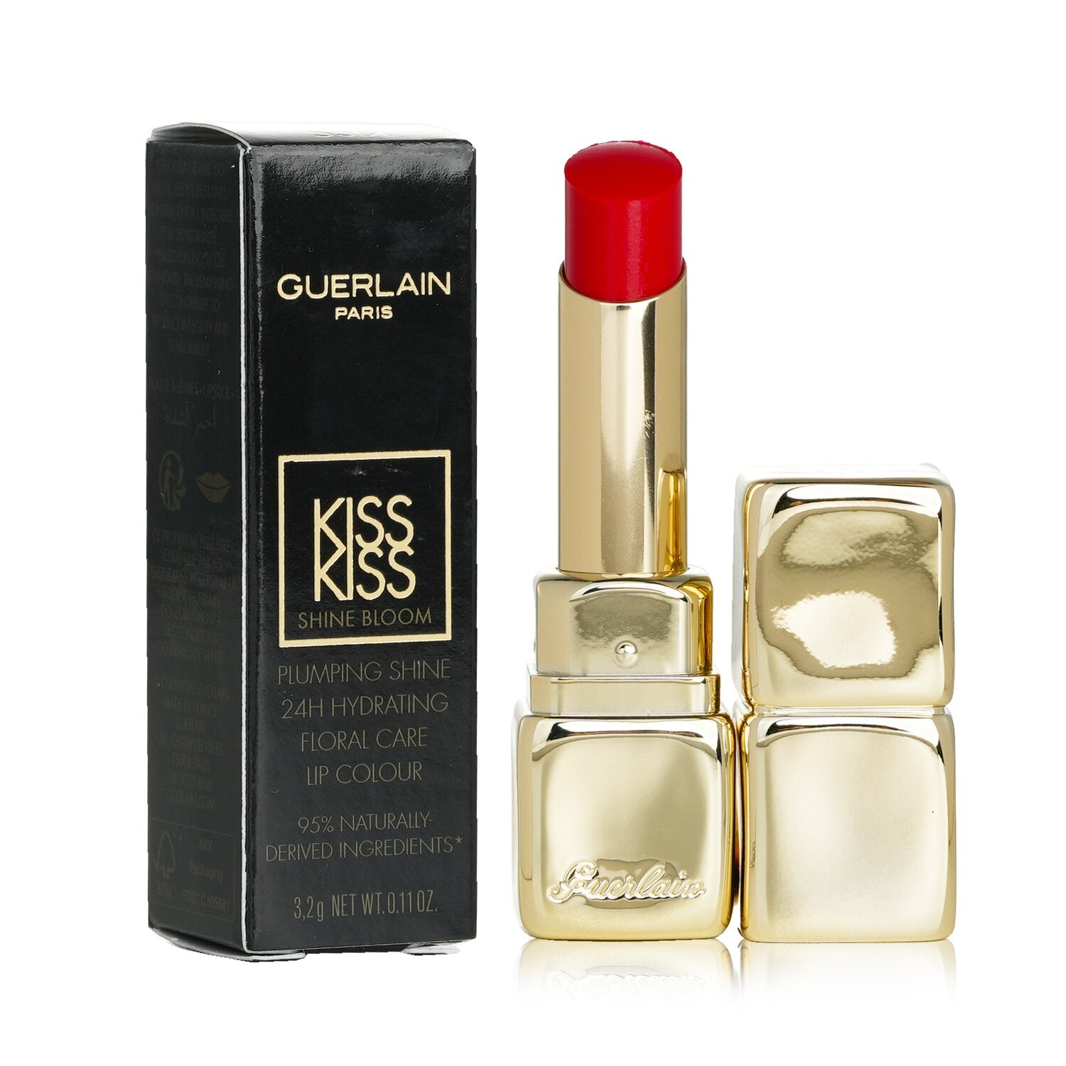 Guerlain KissKiss Shine Bloom Lip Colour - # 519 Floral Brick  3.2g/0.11oz