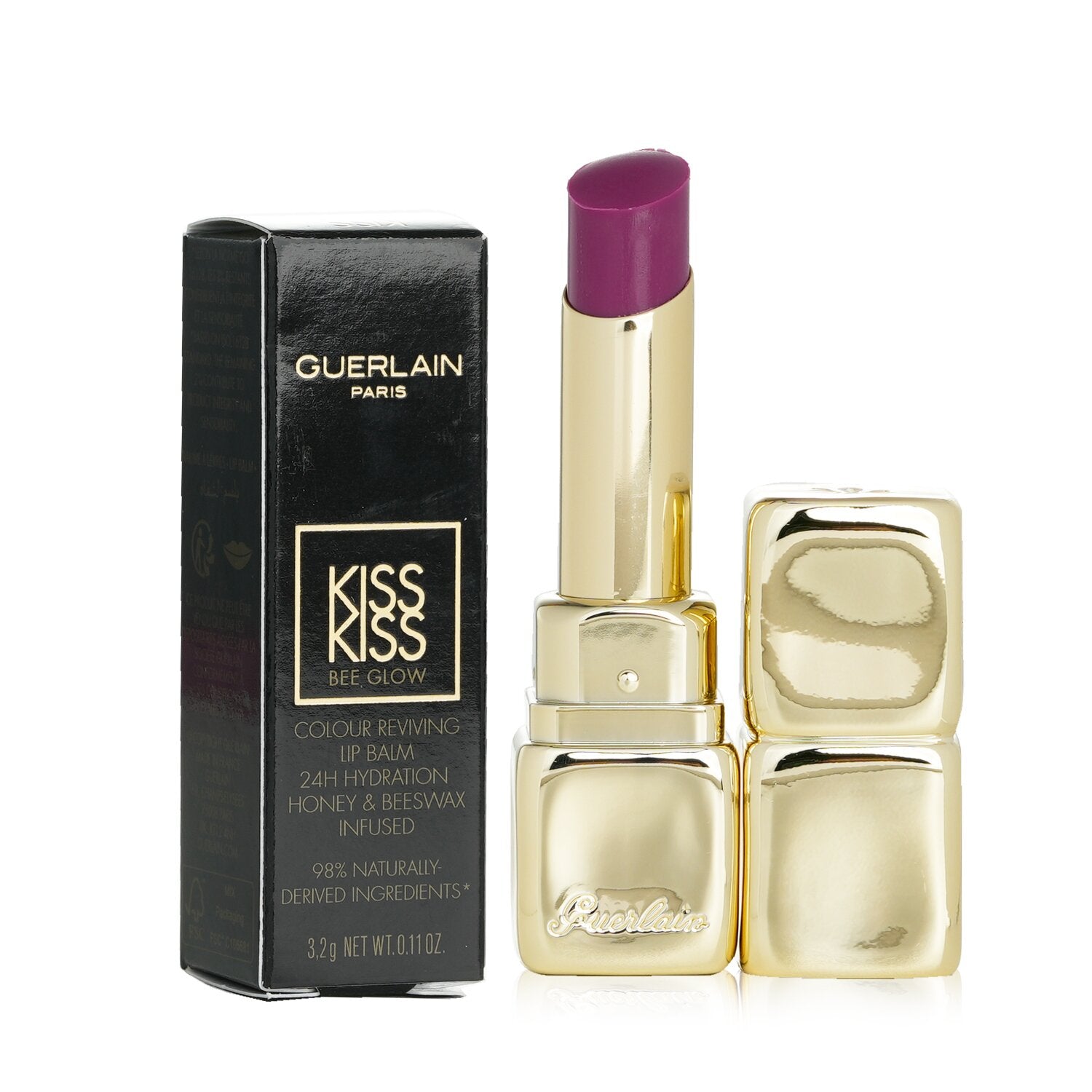 Guerlain KissKiss Bee Glow Lip Balm - # 458 Pop Rose Glow  3.2g/0.11oz