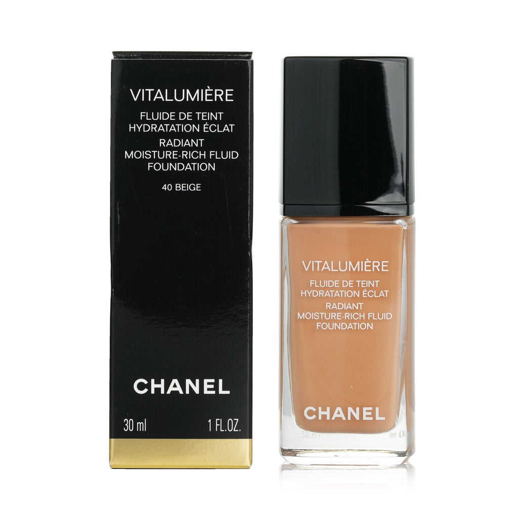 Chanel Vitalumiere Radiant Moisture Rich Fluid Foundation - #10 Limpide  30ml/1oz