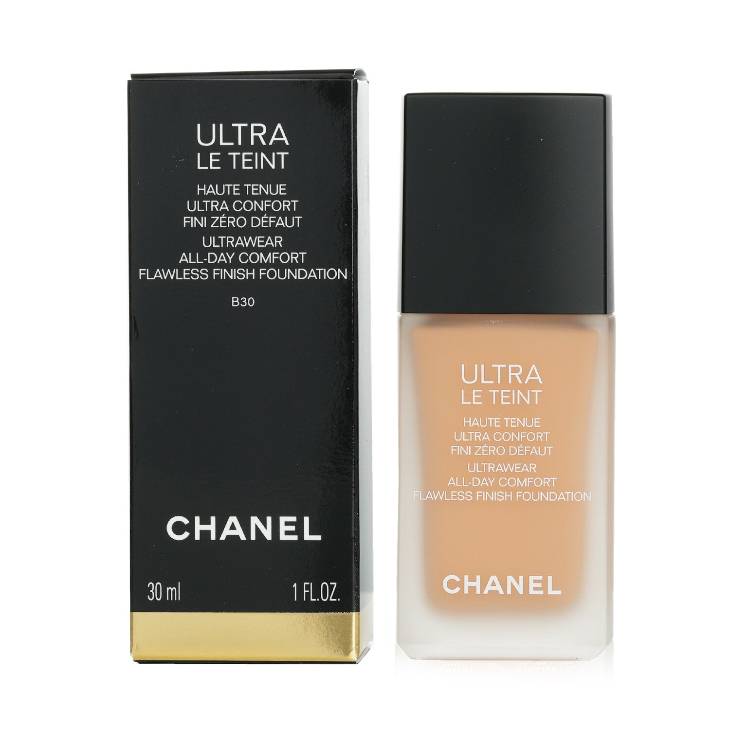 Chanel Ultra Le Teint Ultrawear All Day Comfort Flawless Finish Foundation - # BR42  30ml/1oz