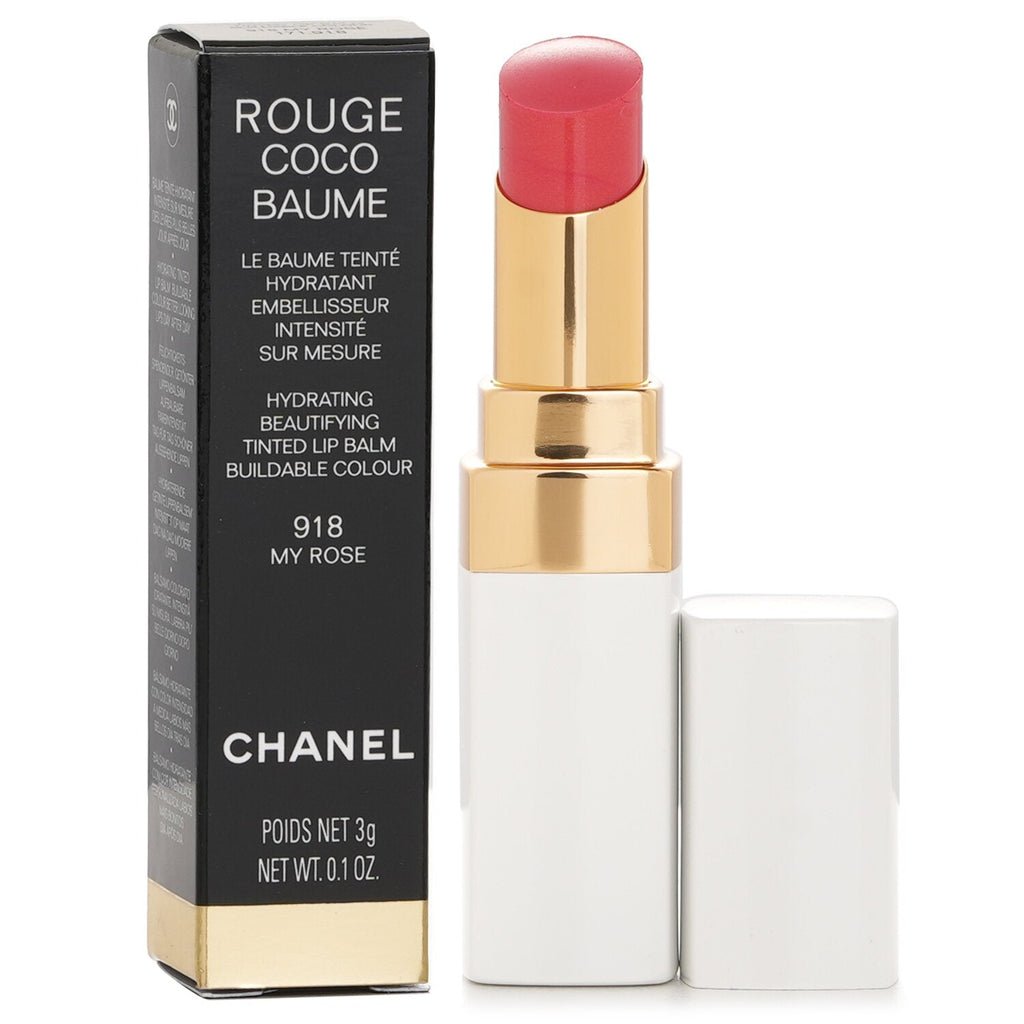 Chanel Rouge Coco Baume Hydrating Beautifying Tinted Lip Balm - # 754 Tender Peach  3g/0.1oz