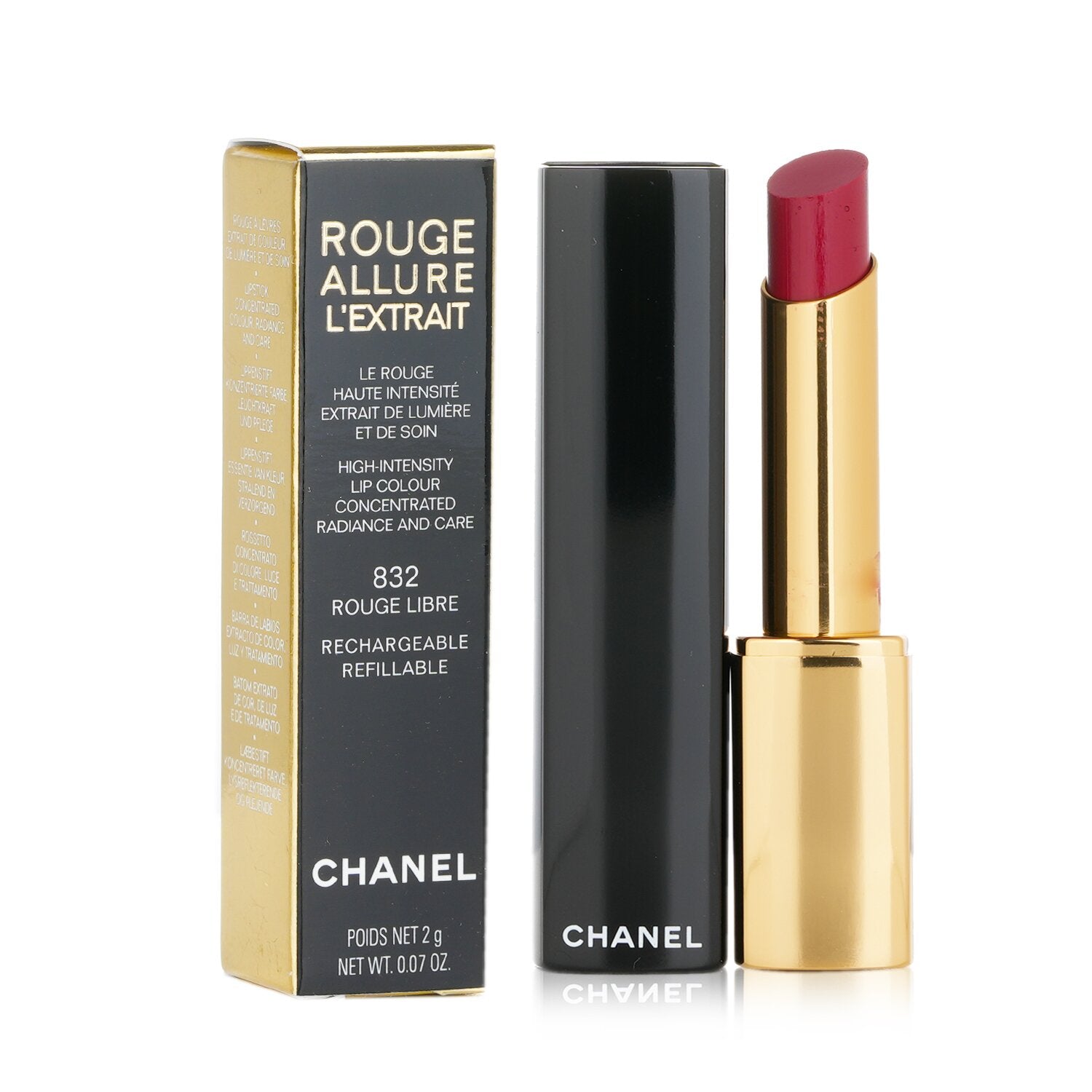 Chanel Rouge Allure L’extrait Lipstick - # 854 Rouge Puissant  2g/0.07oz
