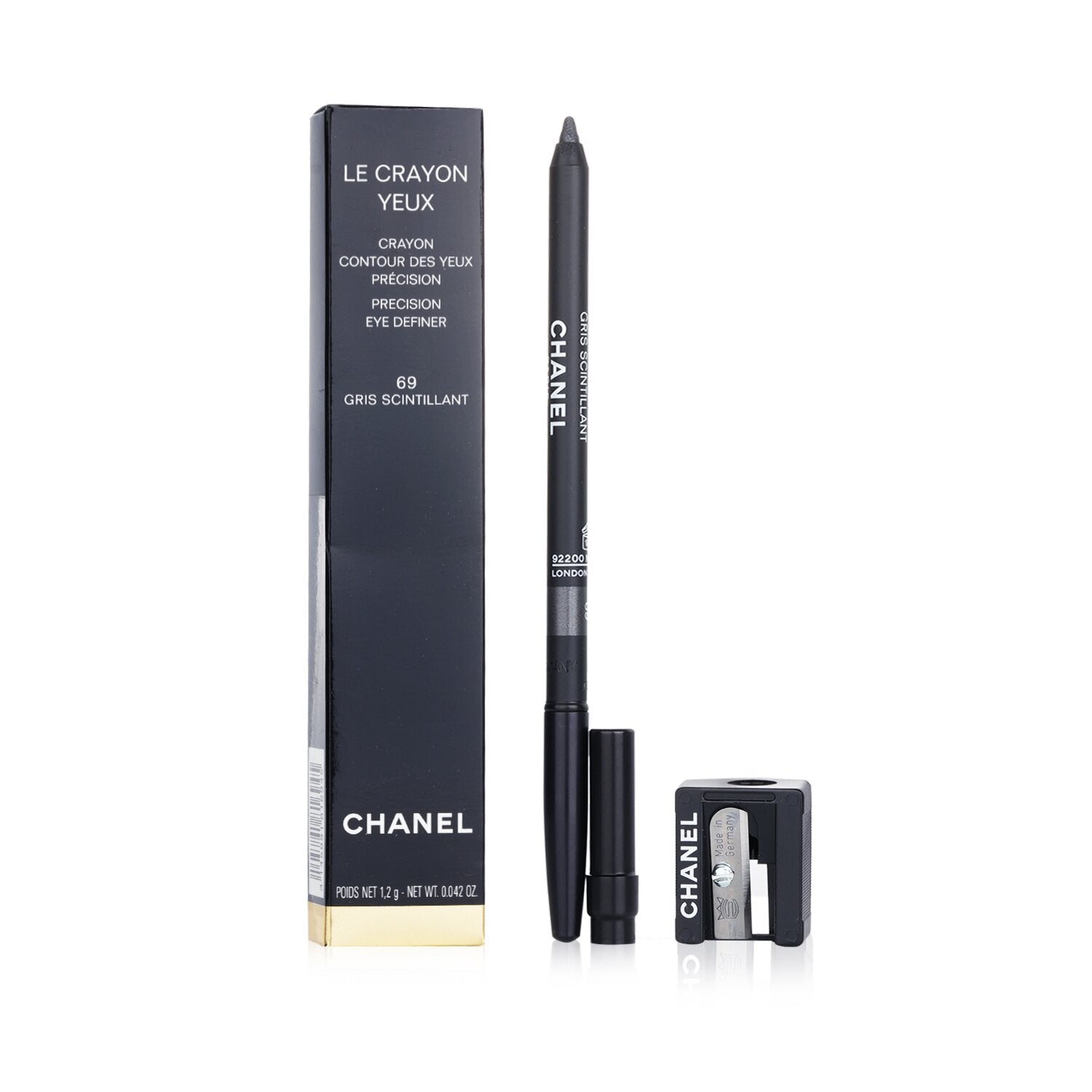Chanel Le Crayon Yeux - # 01 Noir Black  1.2g/0.042oz