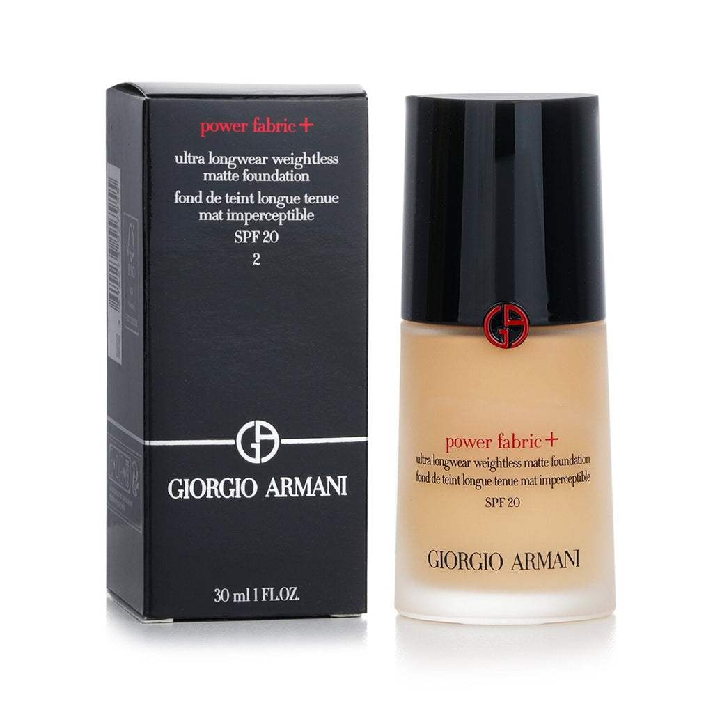 Giorgio Armani Power Fabric+ Ultra Longwear Weightless Matte Foundation SPF 20 - # 5 (Unboxed)  30ml/1oz