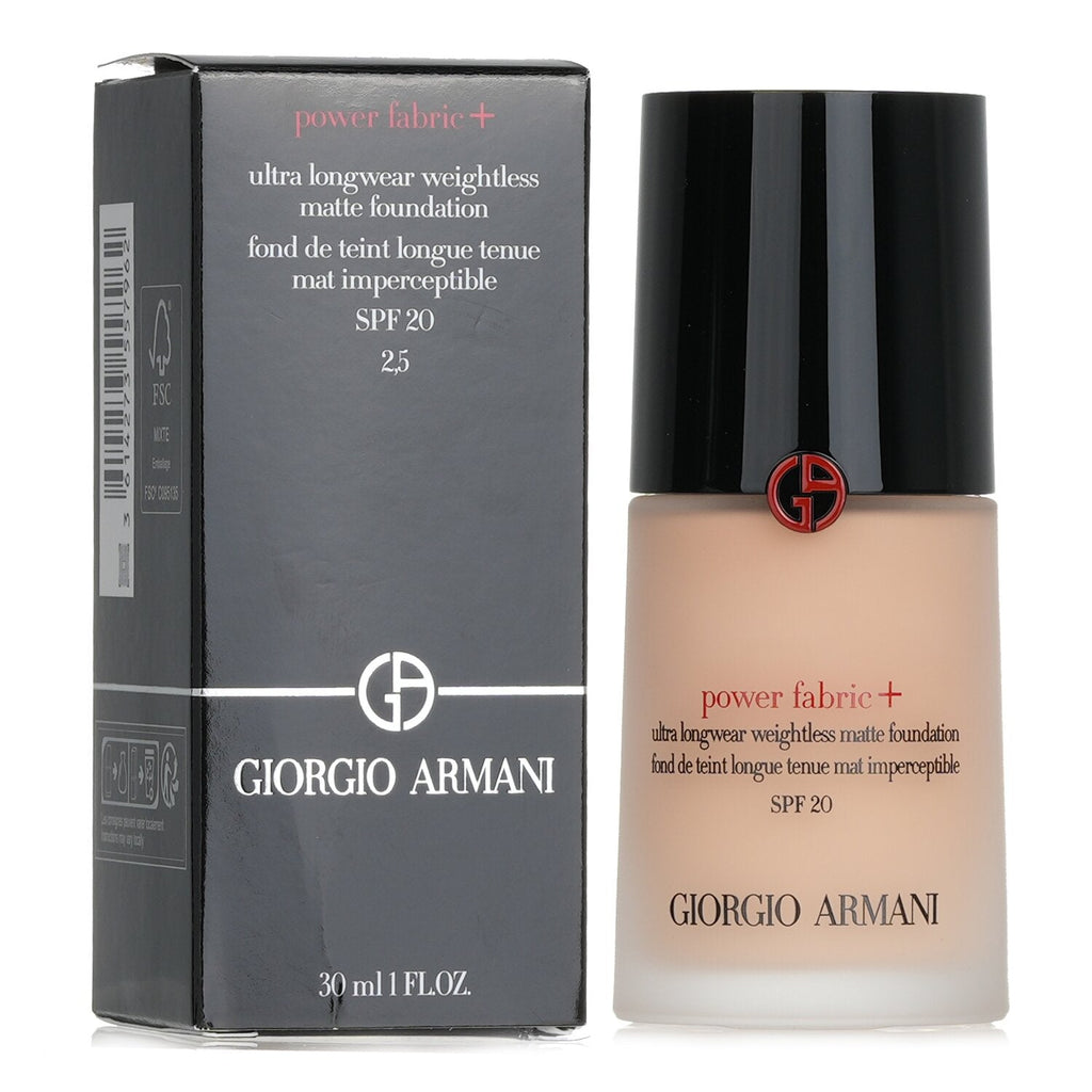 Giorgio Armani Power Fabric+ Ultra Longwear Weightless Matte Foundation SPF 20 - # 5  30ml/1oz