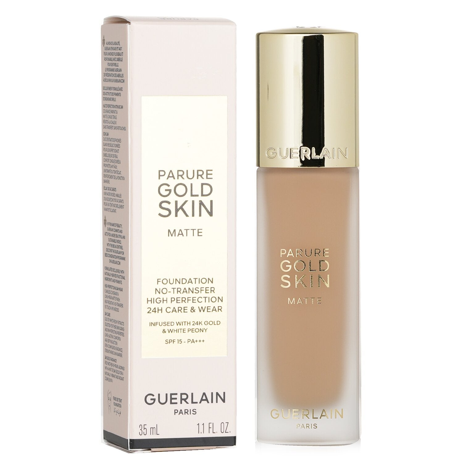 Guerlain Parure Gold Skin Matte Foundation SPF15 - # 1C Cool  35ml/1.1oz