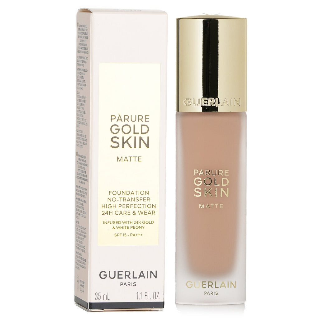 Guerlain Parure Gold Skin Matte Foundation SPF15 - # 2W Warm  35ml/1.1oz