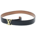 Louis Vuitton LV Initial Ceinture Reversible Leather 40 Black Brown Belt