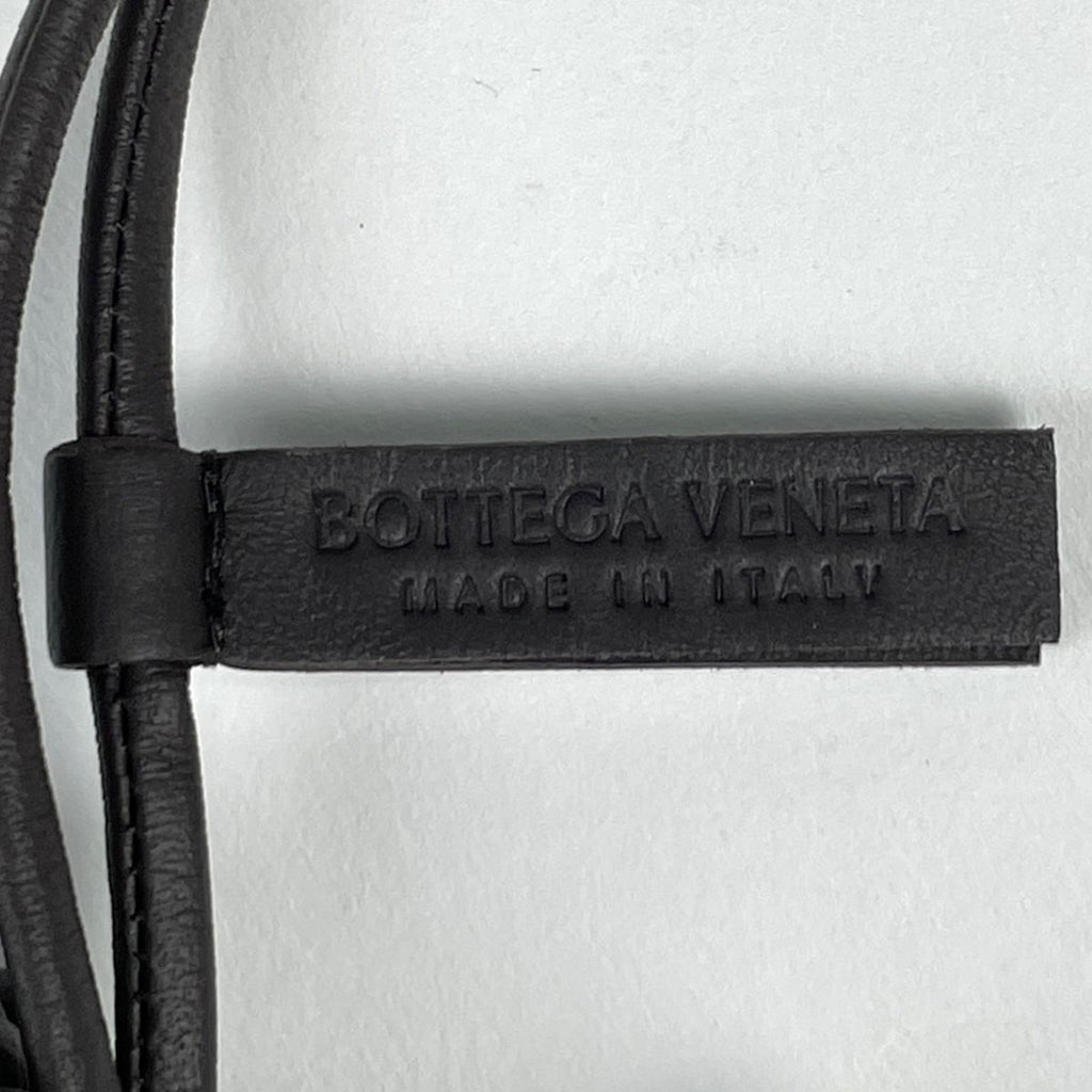 Bottega Veneta Bag Charm Intrecciato Dog Leather Brown