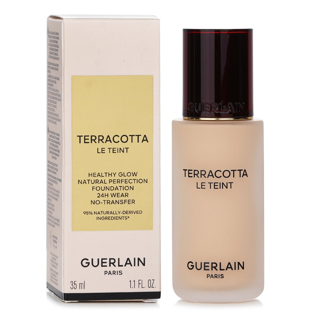 Guerlain Terracotta Le Teint Healthy Glow Natural Perfection Foundation 24H Wear No Transfer - # 0C Cool  35ml/1.1oz
