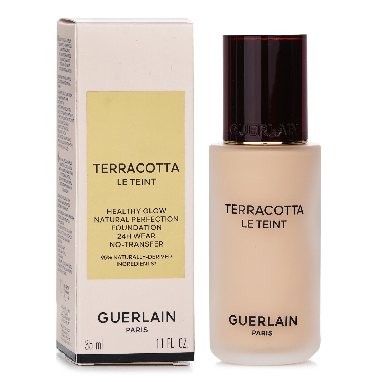 Guerlain Terracotta Le Teint Healthy Glow Natural Perfection Foundation 24H Wear No Transfer - # 3N Neutral  35ml/1.1oz