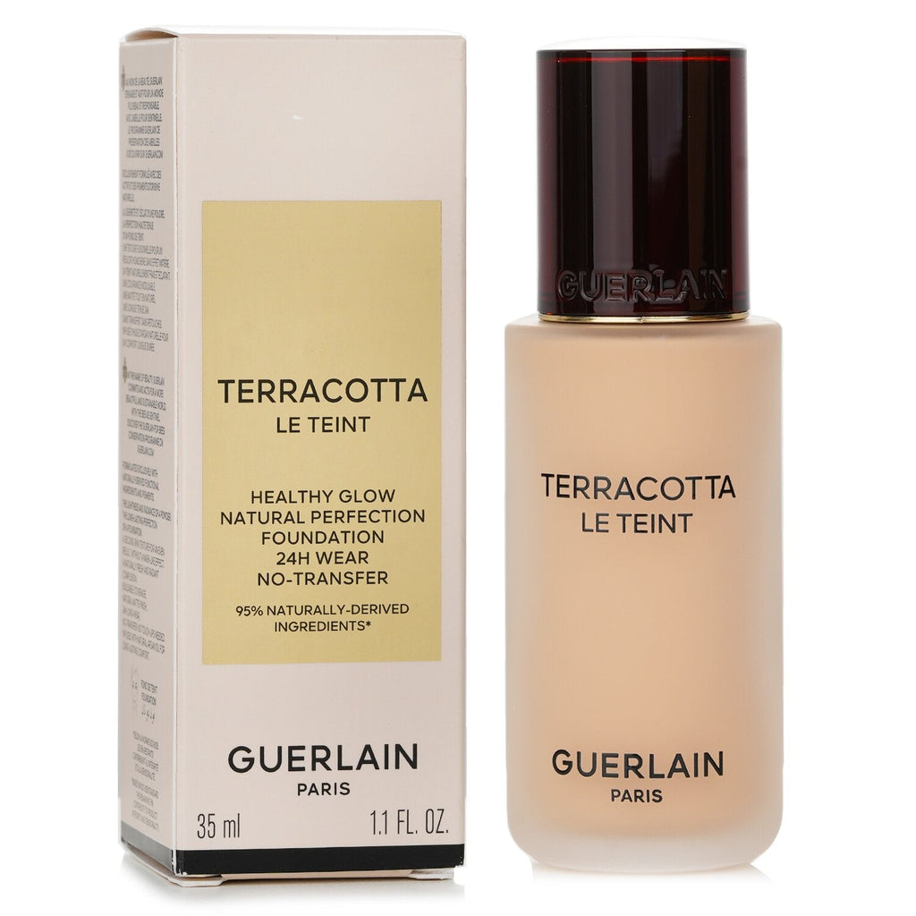 Guerlain Terracotta Le Teint Healthy Glow Natural Perfection Foundation 24H Wear N Transfer - #1C Cool  35ml/1.1oz