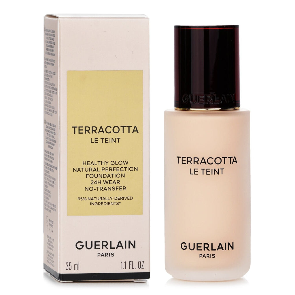 Guerlain Terracotta Le Teint Healthy Glow Natural Perfection Foundation 24H Wear N Transfer - #1C Cool  35ml/1.1oz