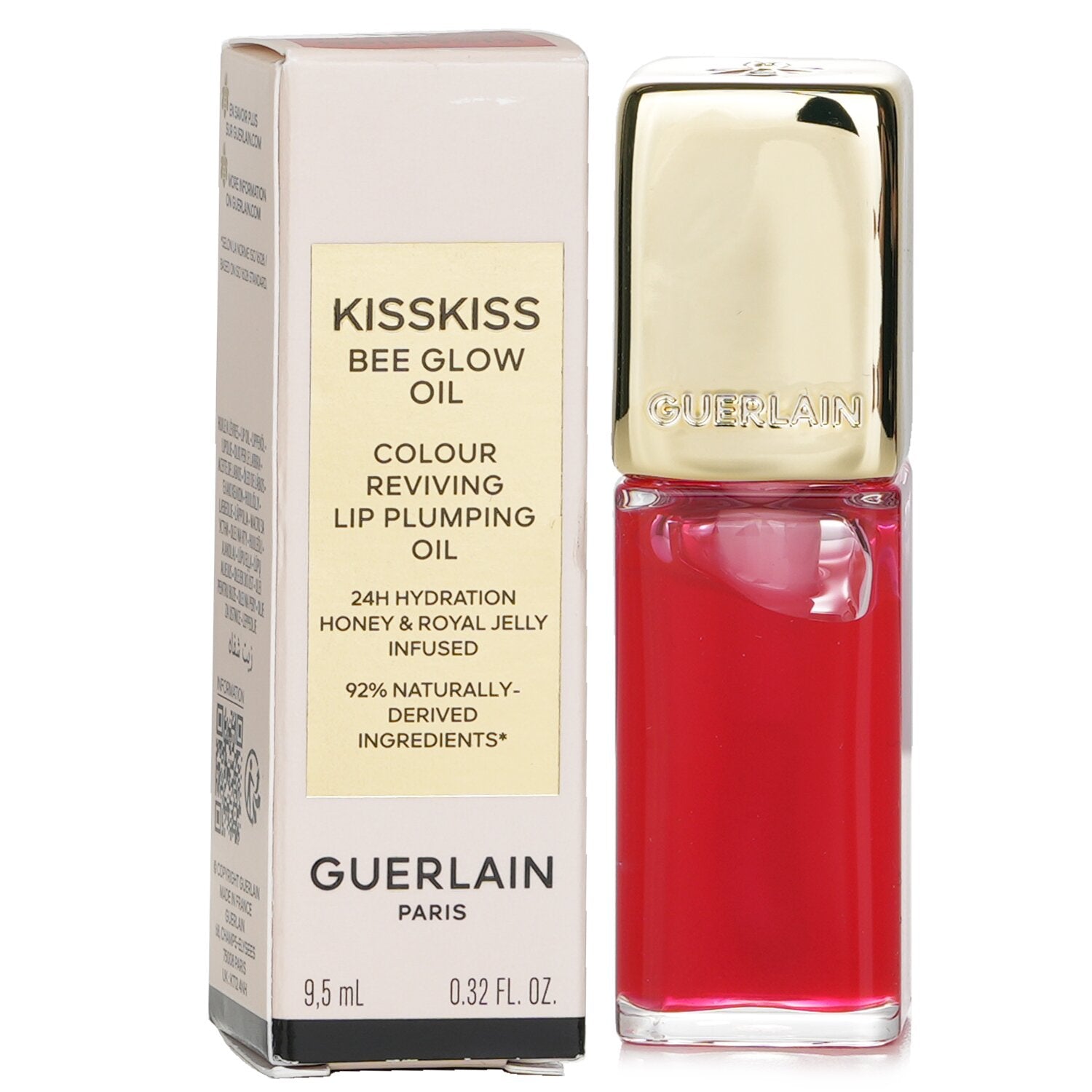 Guerlain KissKiss Bee Glow Oil Colour Reviving Lip Plumping Oil - # 309 Honey Glow  9.5ml/0.32oz