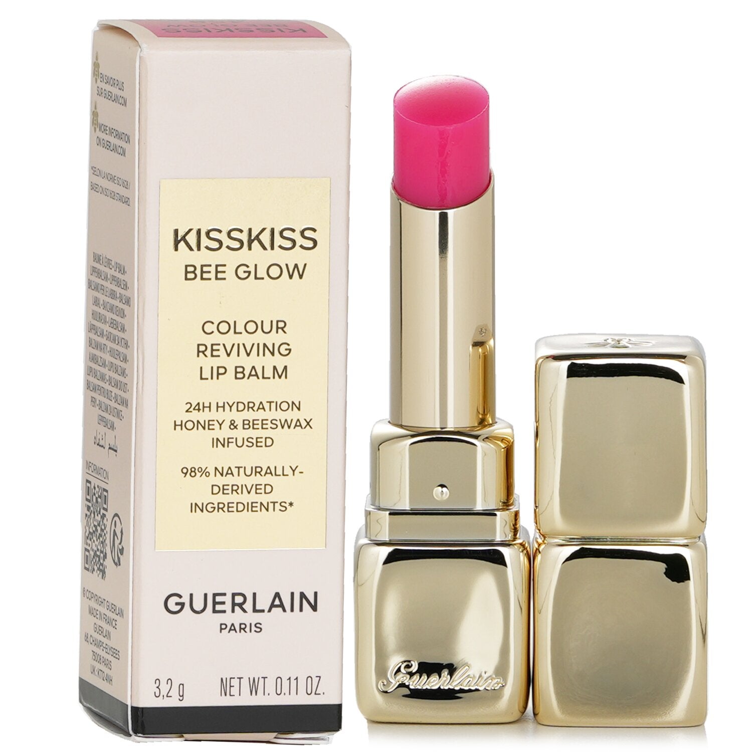 Guerlain KissKiss Bee Glow Oil Colour Reviving Lip Plumping Oil - # 309 Honey Glow  9.5ml/0.32oz