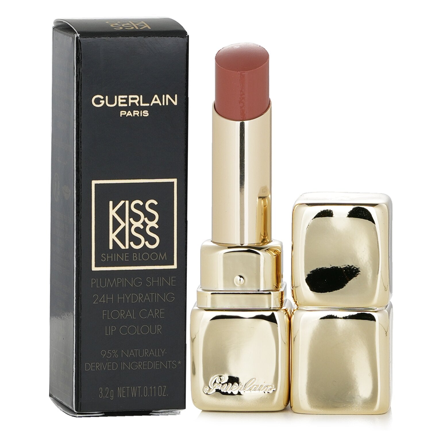 Guerlain Kisskiss Shine Bloom Lipstick - # 775 Poppy Kiss  3.2g/0.11oz