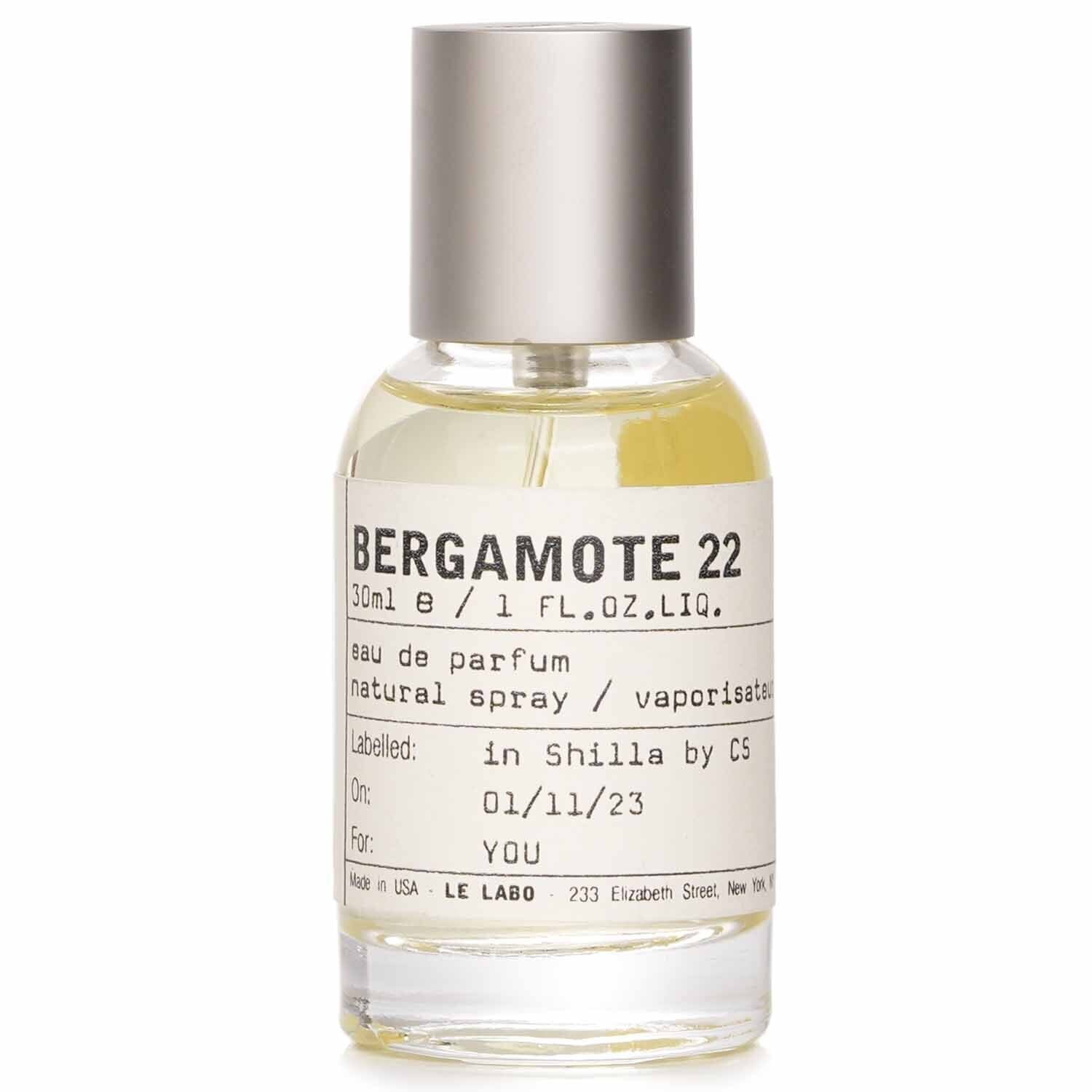 Le Labo Bergamote 22 Eau De Parfum Spray (Unboxed)  50ml/1.7oz