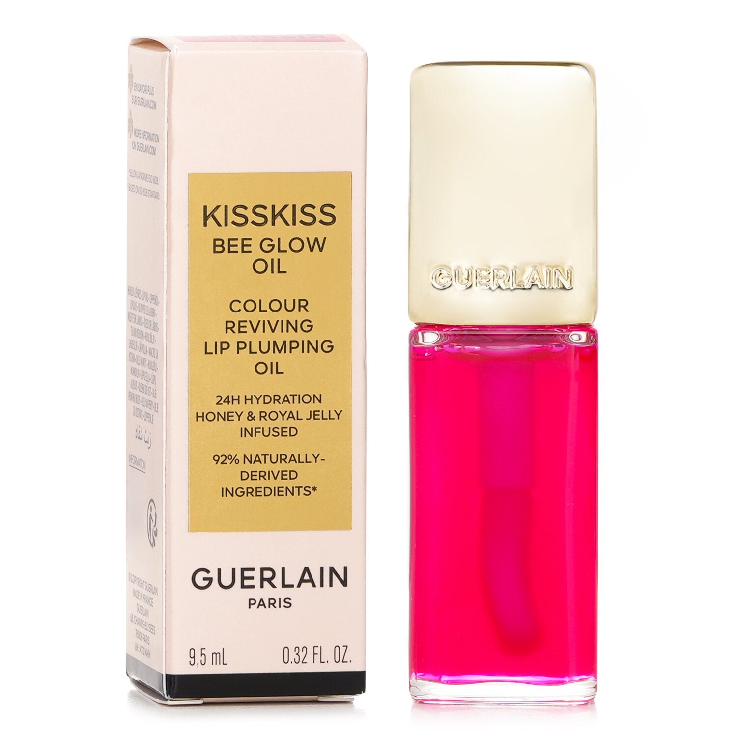 Guerlain KissKiss Bee Glow Oil Colour Reviving Lip Plumping Oil - # 775 Poppy Glow  9.5ml/0.32oz