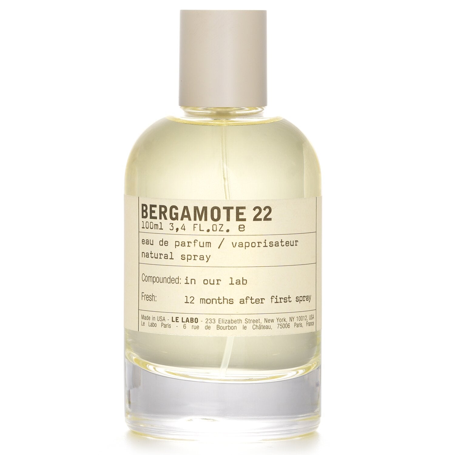 Le Labo Bergamote 22 Eau De Parfum Spray (Unboxed)  50ml/1.7oz