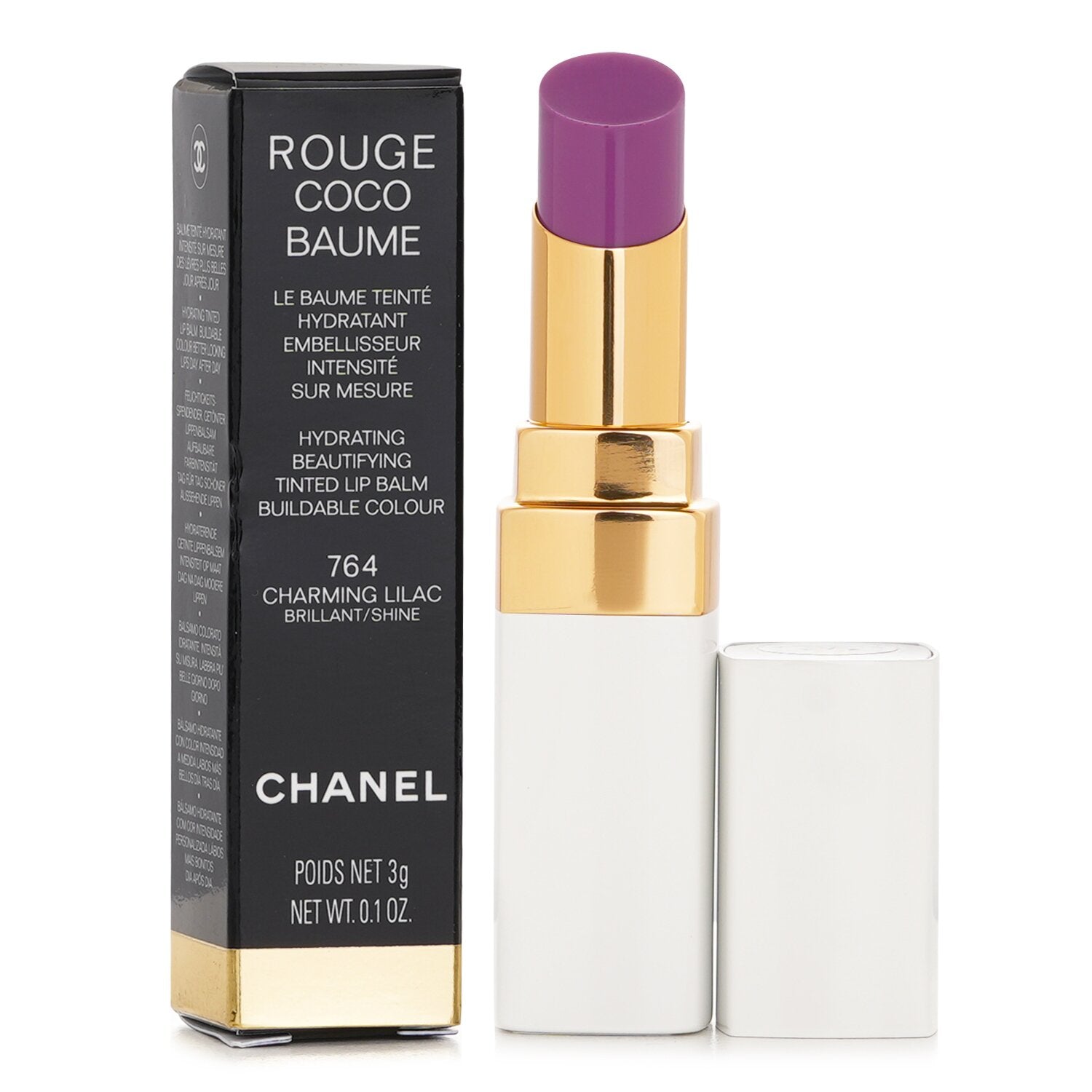 Chanel Rouge Coco Baume Hydrating Beautifying Tinted Lip Balm - # 756 Cherry Burst  3g/0.1oz
