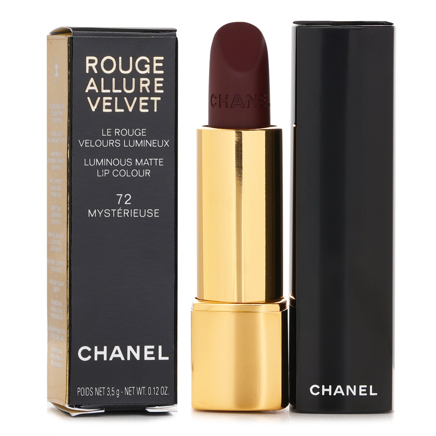 Chanel Rouge Allure Velvet Luminous Matte Lip Colour-# 72 Mysteriuse  3.5g