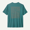PATAGONIA T-shirt Men's Capilene® Cool Daily Graphic Shirt cod. 45235 WETLAND BLUE X-DYE
