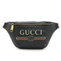 Gucci Printed Small Belt Bag Sherry Line Waist Hip Body Leather
